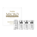 Compact anti-aging roller microneedle set with VIARELINE essence bottles, microneedle, and empty bottle