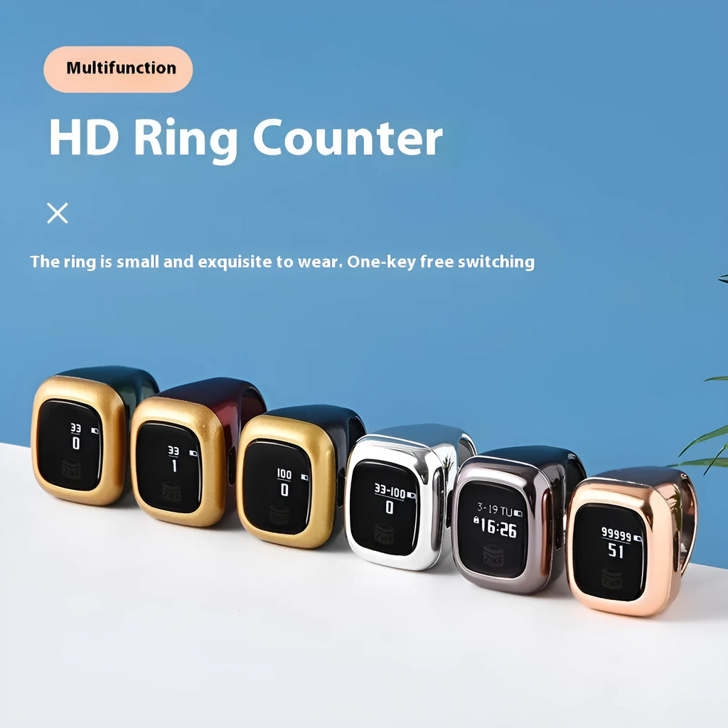 Al-Fatiha Zikr electronic counter with digital display in multiple colour and size options