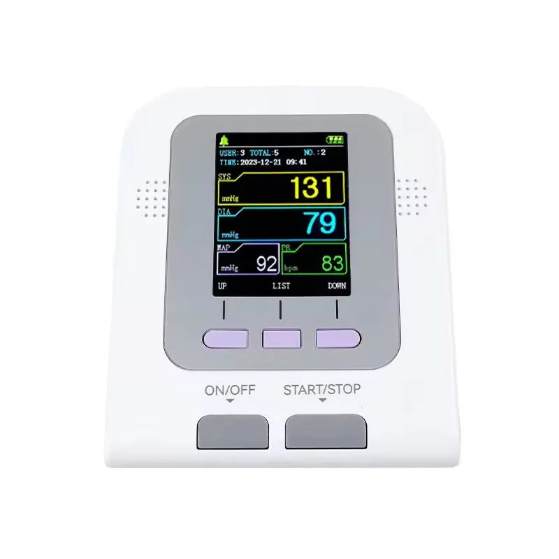CONTEC08A veterinary digital blood pressure monitor with colour screen and cuff for animals