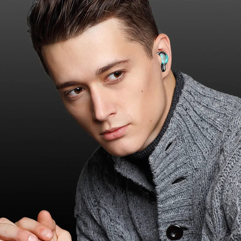 Black in-ear Bluetooth gaming headset for mobile phones with no audio delay.