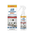 A 237ml bottle of menthol-scented air freshener spray with a blue label and spray nozzle.
