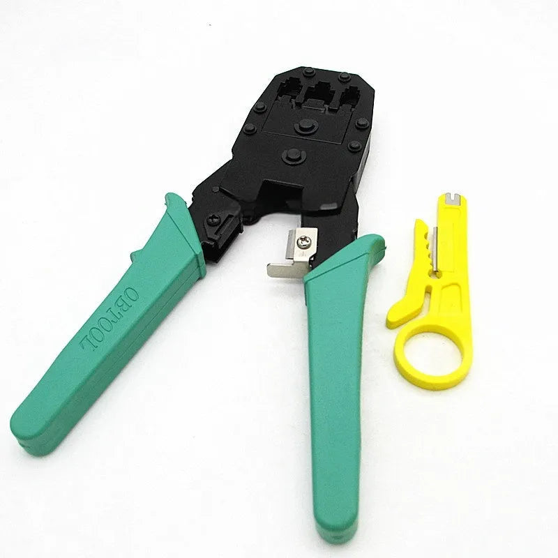SZ-315 network cable crimping tool with rubber handles showing 160mm length