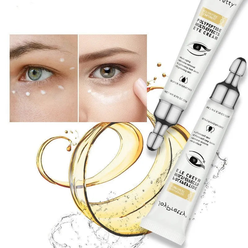 20g peptide eye cream for dark circles and puffiness in light cream formula