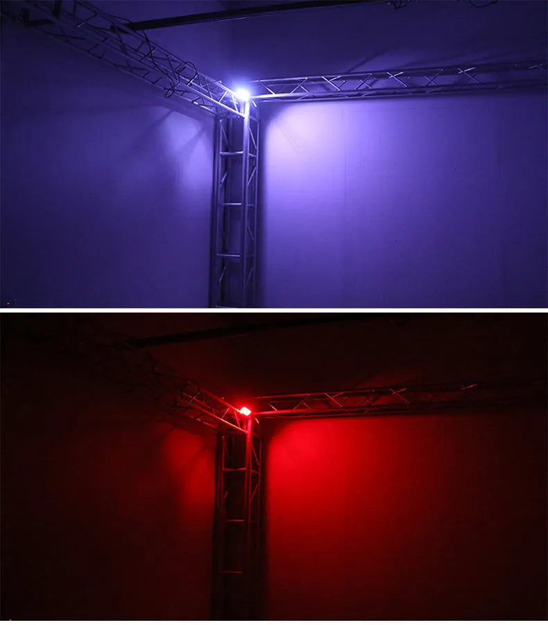 48-LED stage strobe light with sound control functionality for clubs and theaters