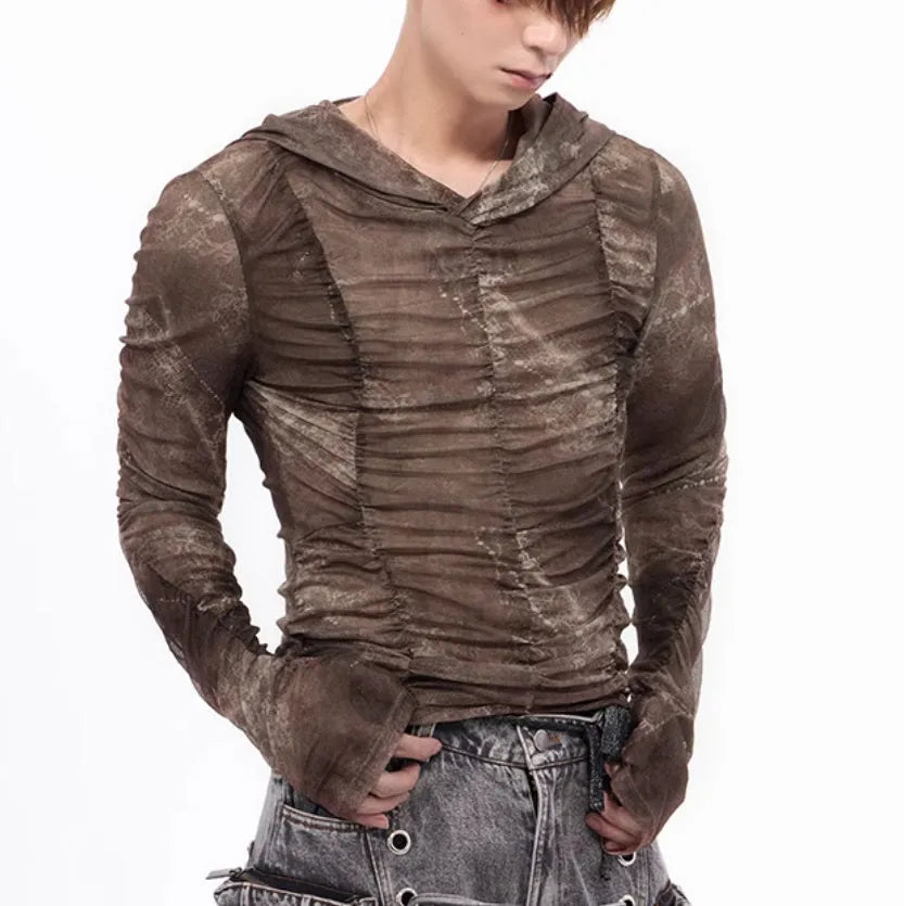Boys lightweight ice silk bottoming shirt in picture colour for printing pleating inner wear.