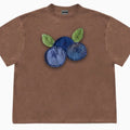 Patchwork floral short sleeve t-shirt in loose fit ice oxygen cotton fabric