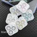 Integrated glitter tempered glass lens protector for Apple iPhone with rhinestone finish, available in multiple colours