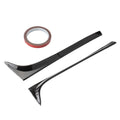 Glossy black ABS plastic rear window spoiler wing for Volkswagen Golf 7 MK7 car.