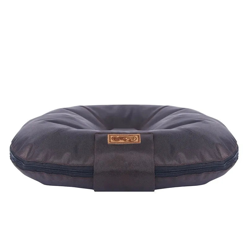 A removable cover dog mattress in Oxford cloth, size 55cm by 45cm, shown in one of four colours.