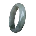 Natural Tianshan Jinsi Jade Chinese style bracelet showing circular form on a plain background.