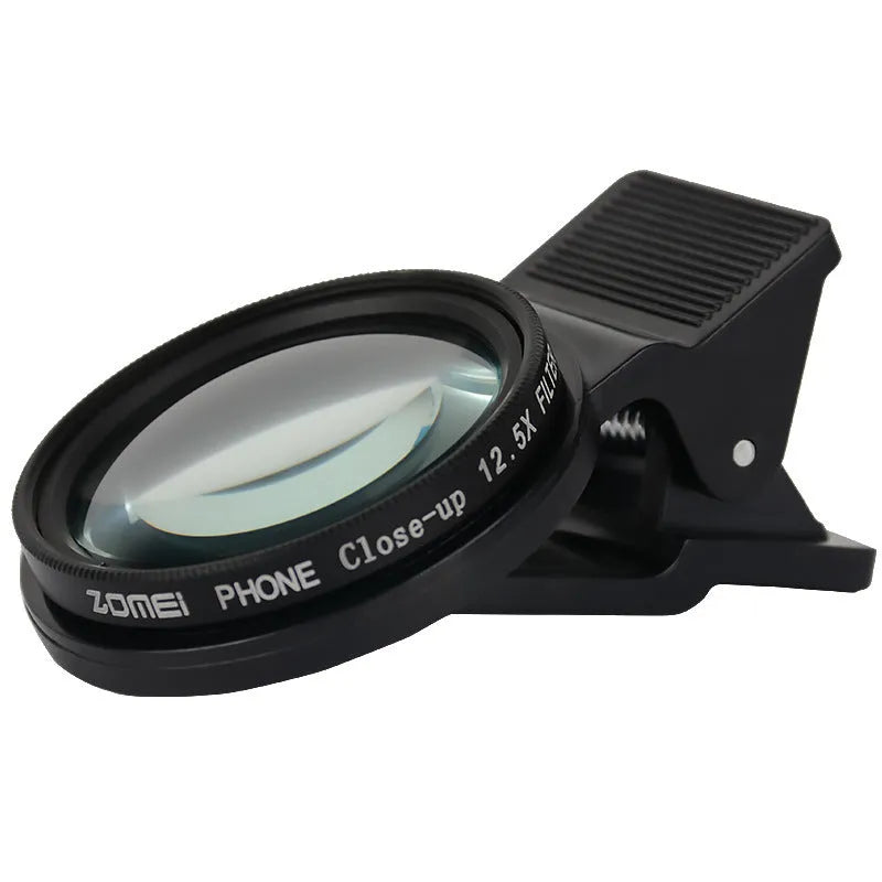12.5x smartphone macro lens with aluminium alloy frame and multi-layer coating
