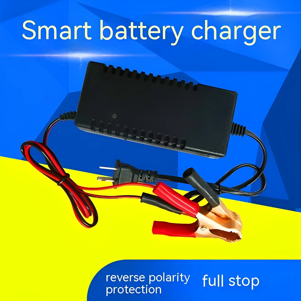 12V 3A lead acid battery charger for motorcycle car and EV applications with 100-240V input