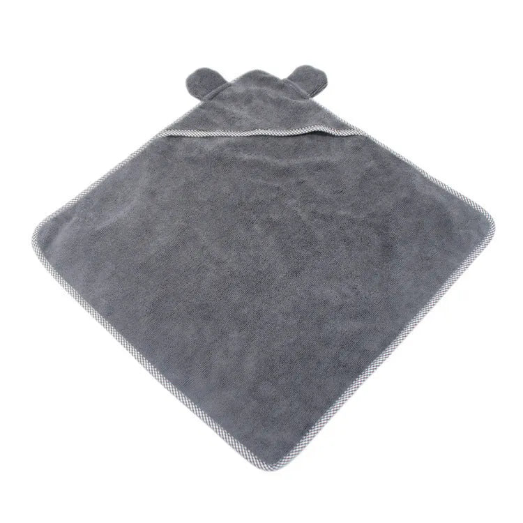 Grey and green ultra fine fibre pet towels for dogs and cats in three sizes.