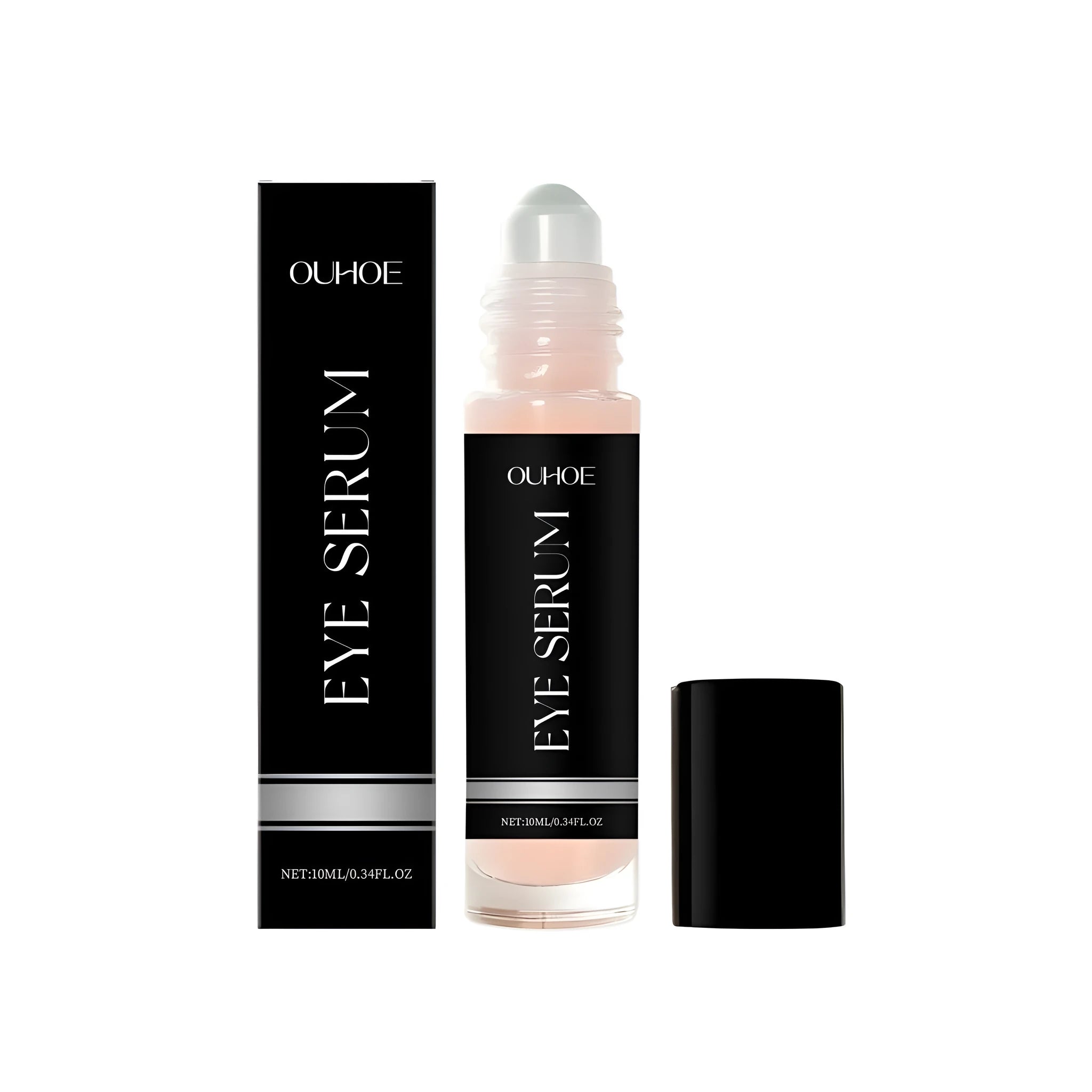 10ml bottle of Radiant Eye Gel with collagen and nicotinamide for the eye area.