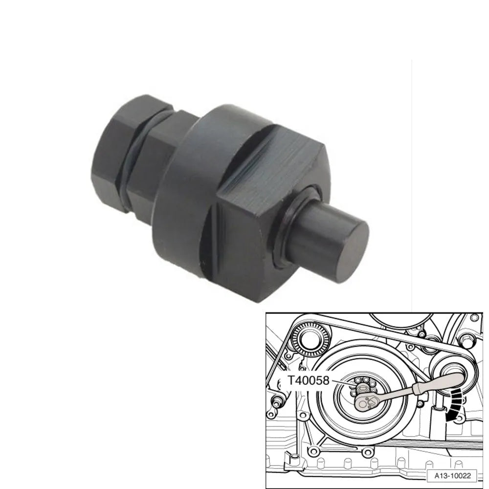 Aodi T40058 crankshaft rotating sleeve specialist automotive timing tool.