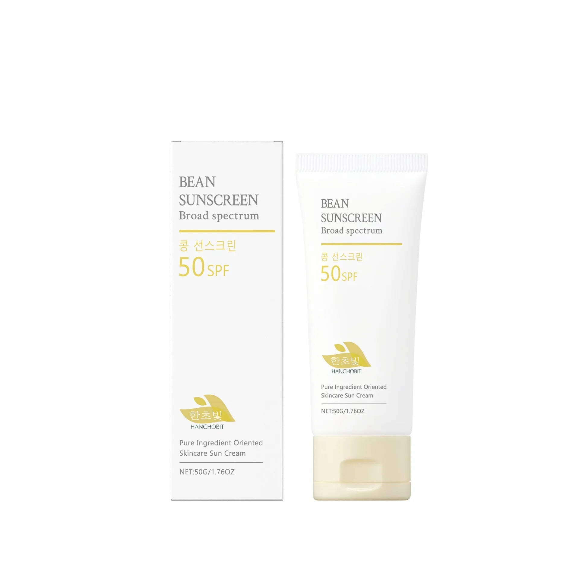 Soymilk Protective Cream sunscreen tube, 50g, with fermented botanical extracts.