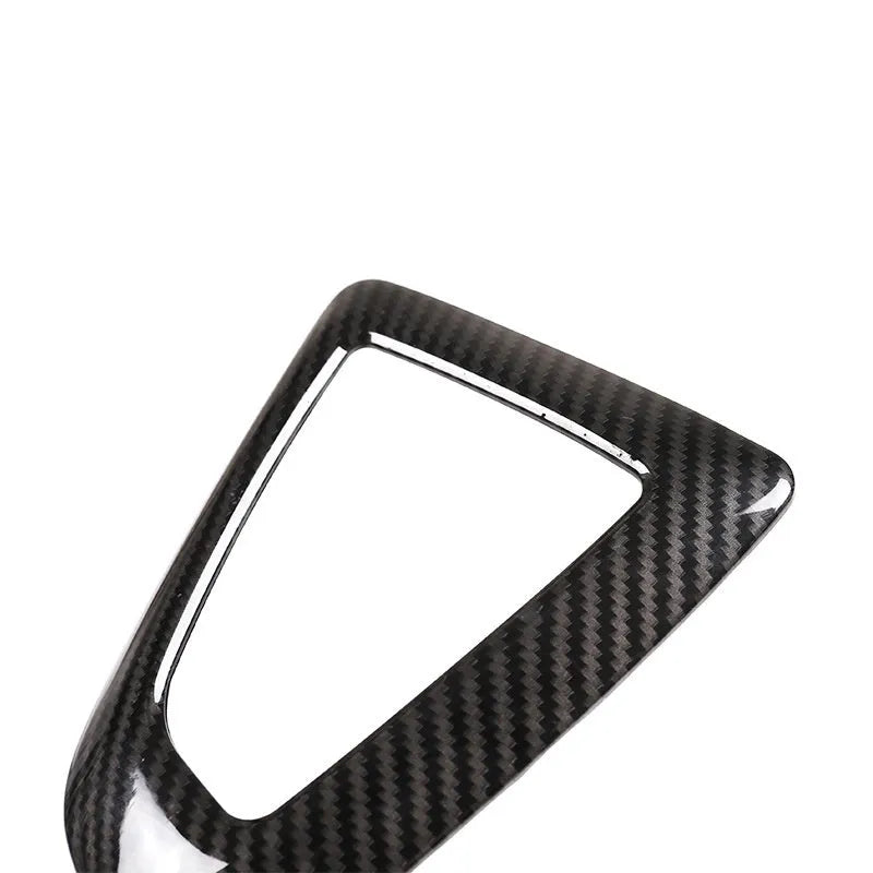 BMW gear base frame dashboard accessory with carbon fibre pattern for 1 2 3 4 Series