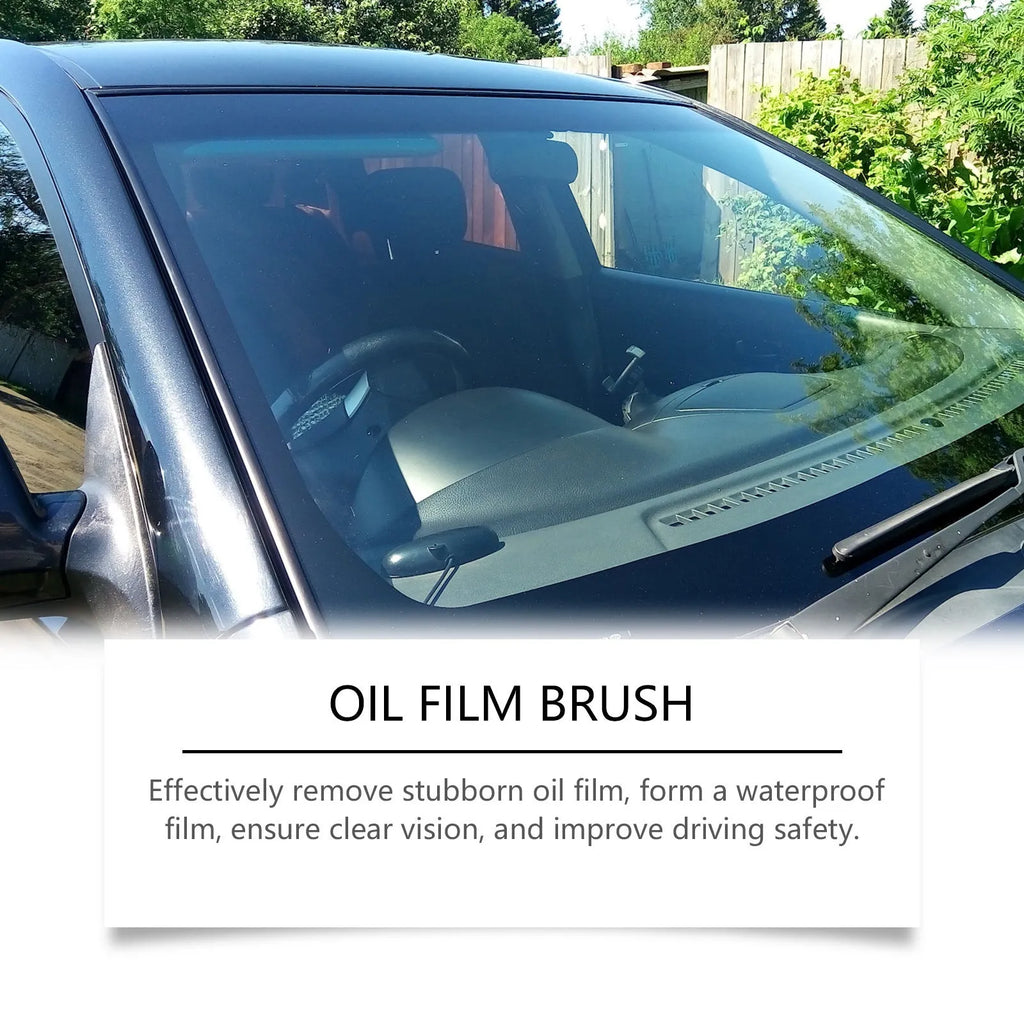 120ml car oil film cleaning brush with purified water, surfactant and phenoxyethanol for car glass cleaning