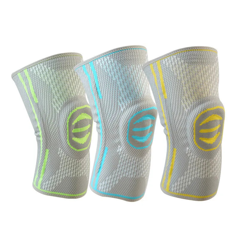 Green cotton mountaineering knee pad for sports protection