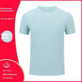 Washed cotton beaded round neck t-shirt in straight cut with short sleeves, shown in multiple solid colour options