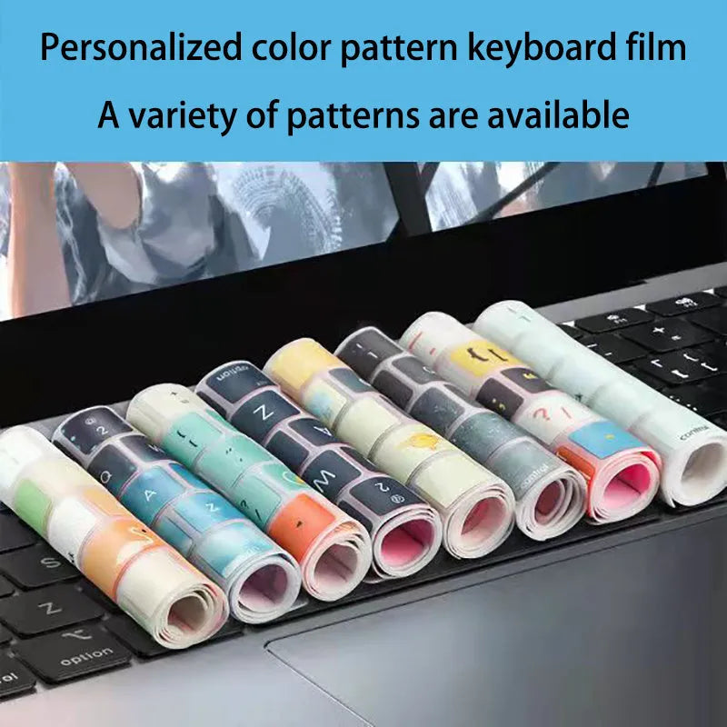 Colourful keyboard protective film for Apple MacBook Pro Air 13.3 inch laptop