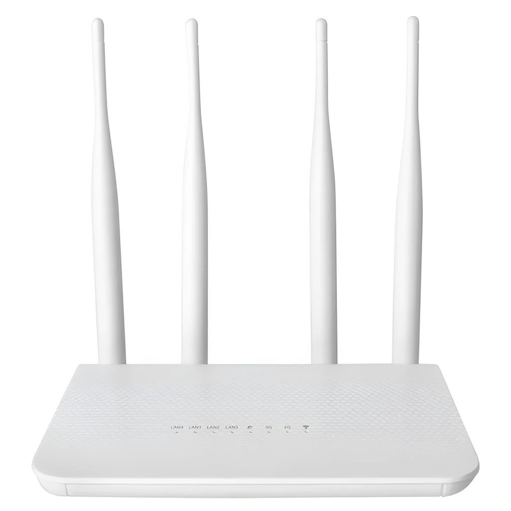CPE210 white 4G wireless router with EU power supply and network cable