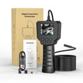 HD waterproof inspection camera with 8mm diameter probe for automotive repair and plumbing diagnostics