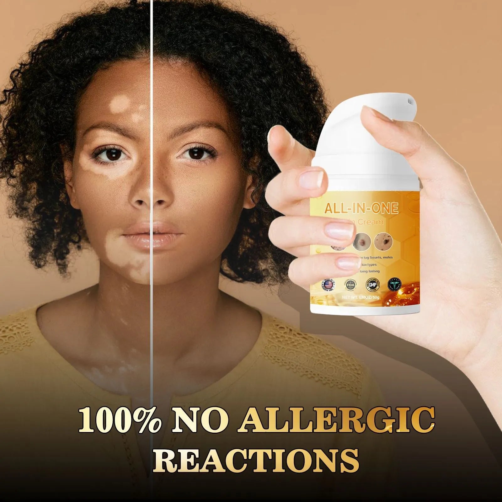 Non-standard skin cleaning neck cream in 50ml tube for home neck care application