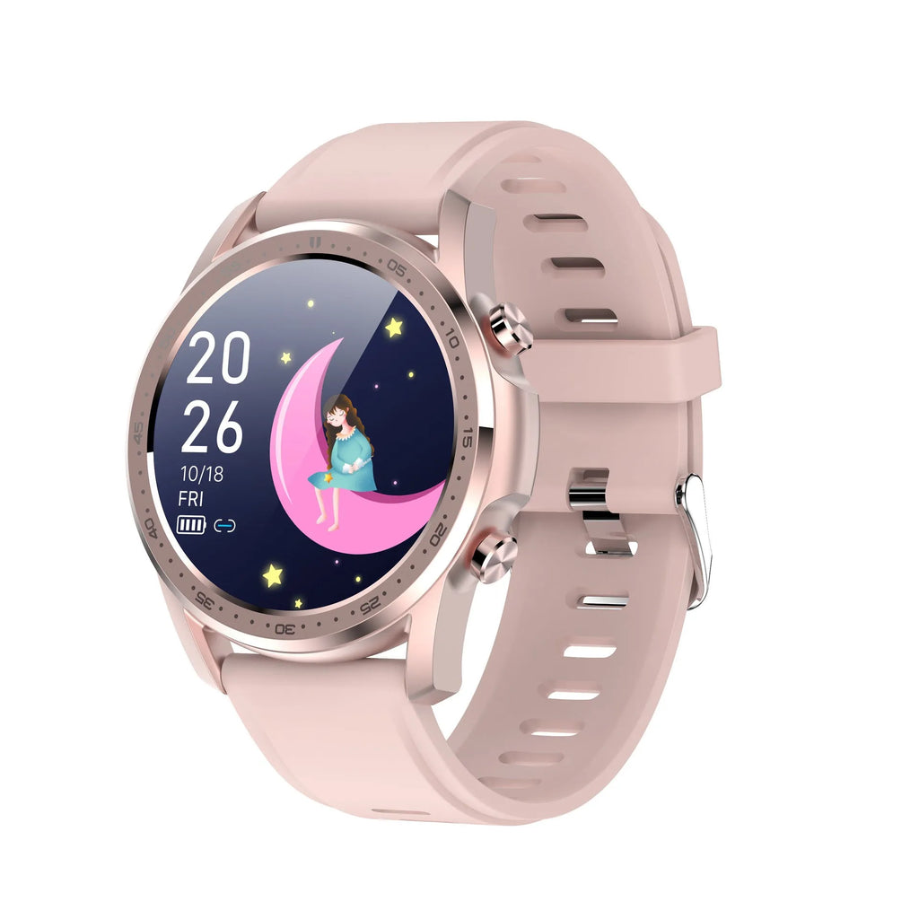 Youth2 black zinc alloy smart bracelet with body temperature monitoring on a wrist.