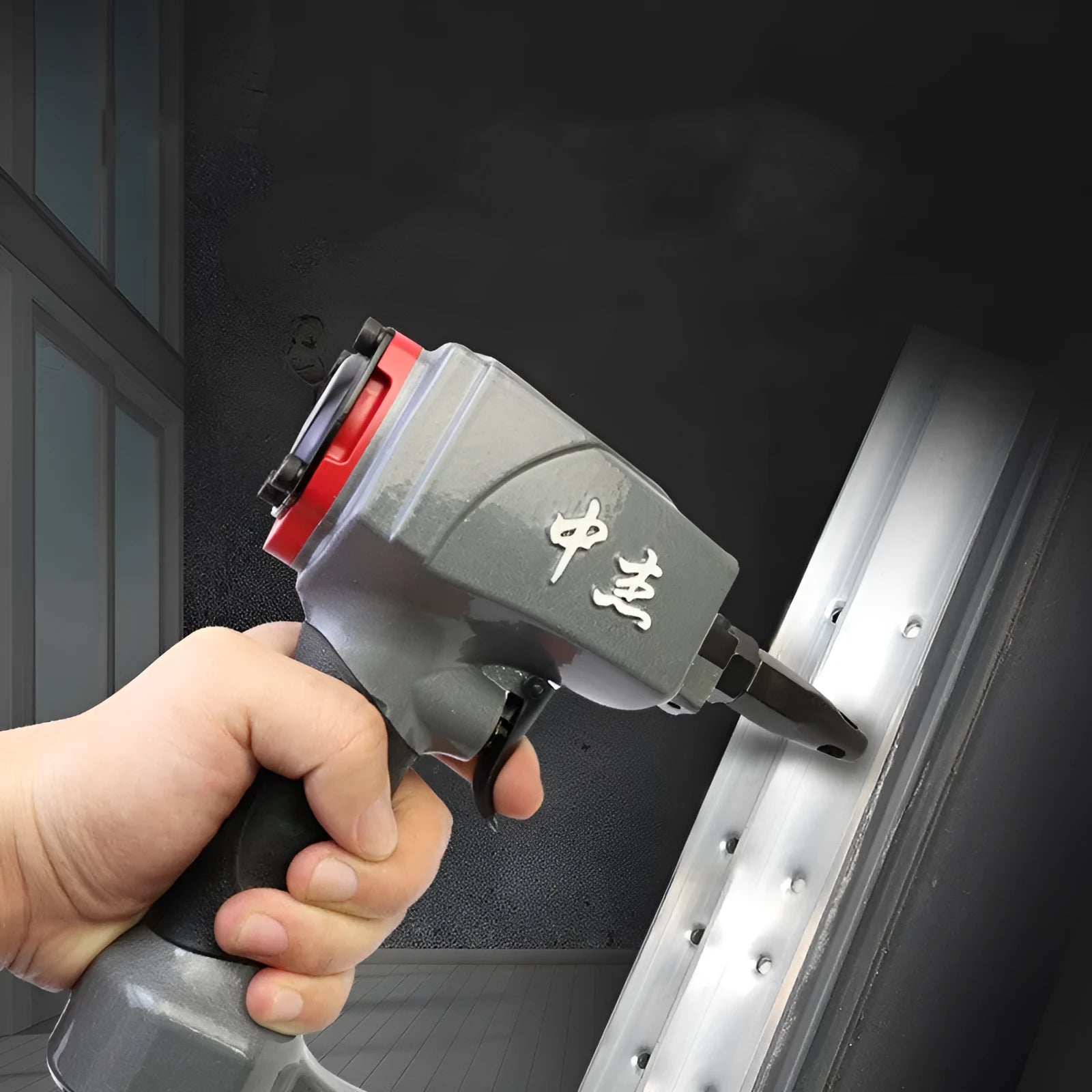 DK30 metal sheet punching air nail gun for fabric perforation operations