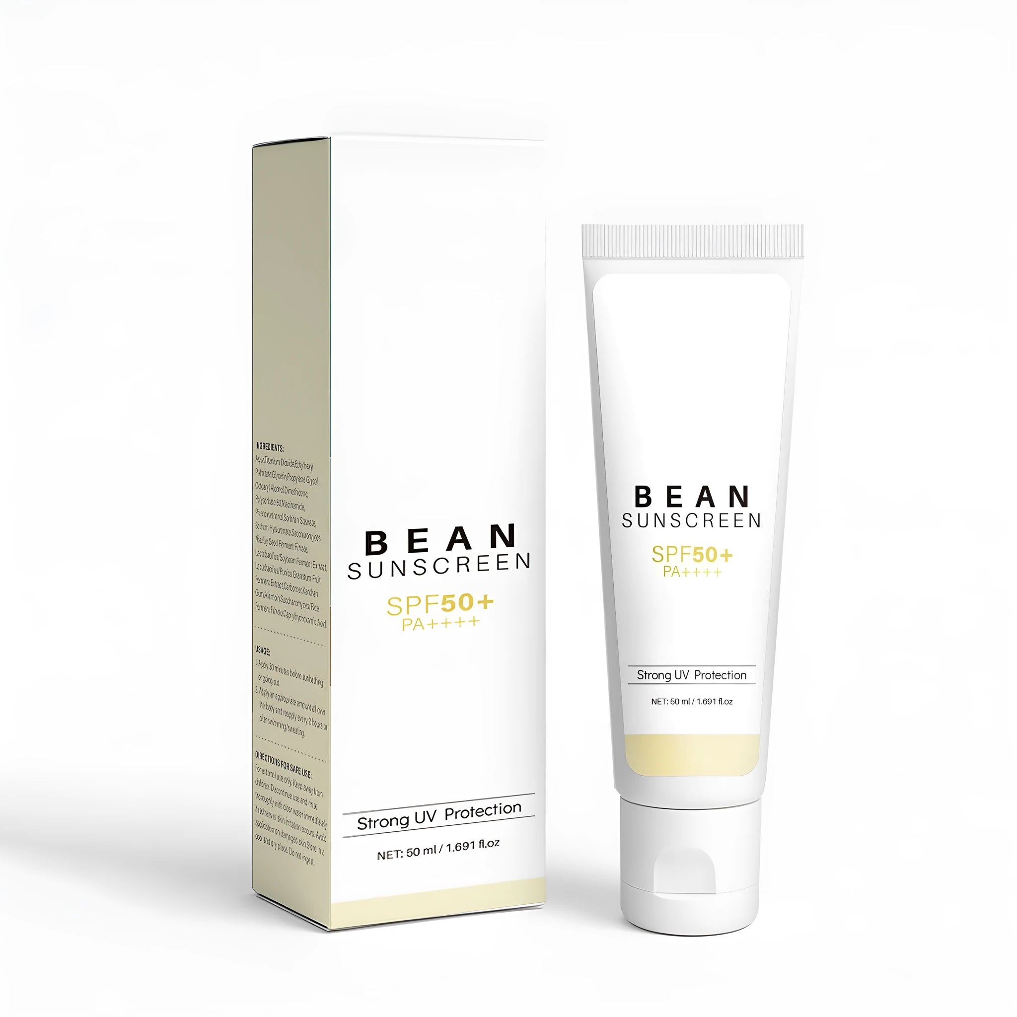 50ml tube of waterproof makeup primer cream with UV protection, style FPA013.