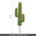 Artificial cereus decorative plant 60cm tall Nordic green soft PVC home decoration photography prop