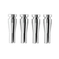Four silver aluminium car lock cable parts for Ford F150 F250 F350 truck door latch repair