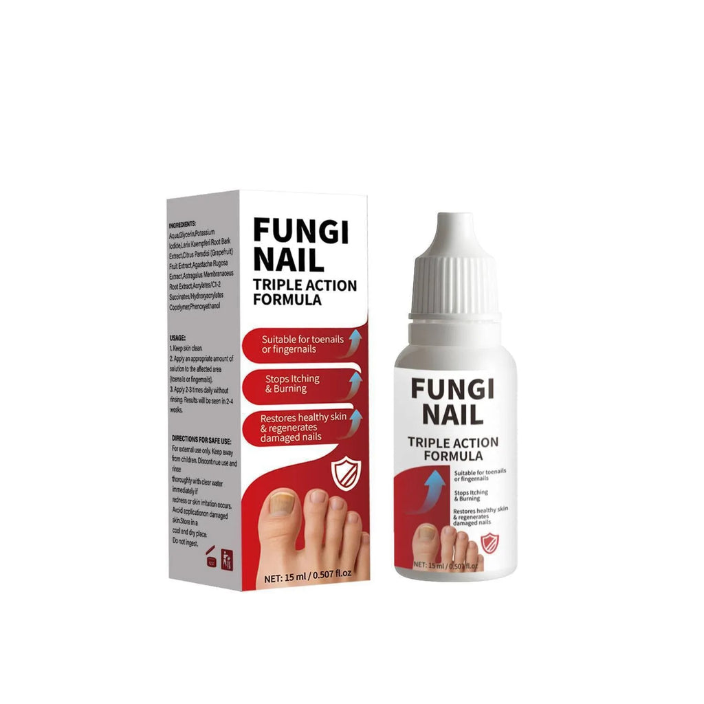 15ml bottle of anti-fungal nail repair solution for nail and cuticle care