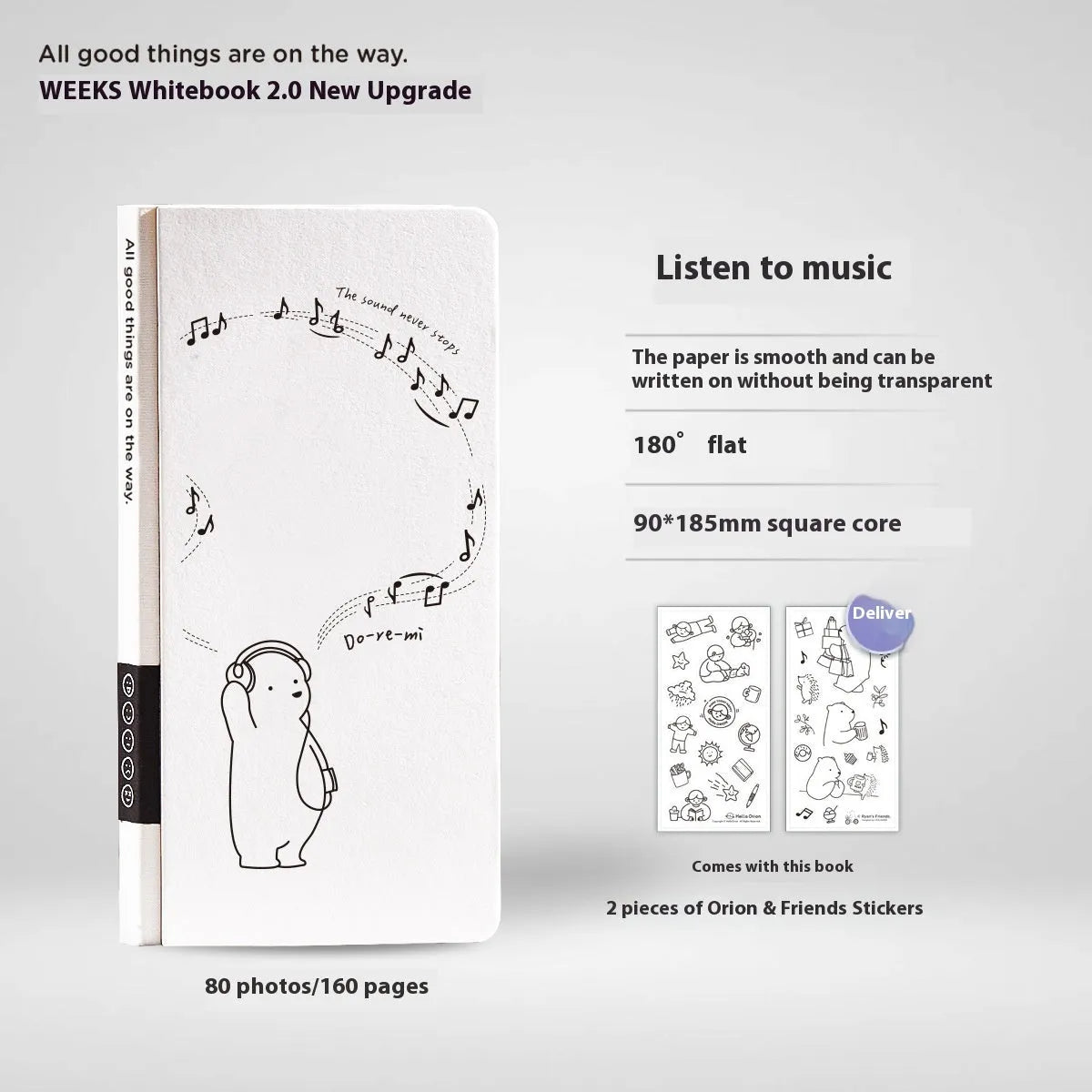 Children's plaid mesh notebook with paper cover in simple style, includes stickers
