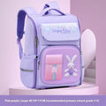 Children's large capacity backpack with airpillow straps and cartoon animal print in four colour options