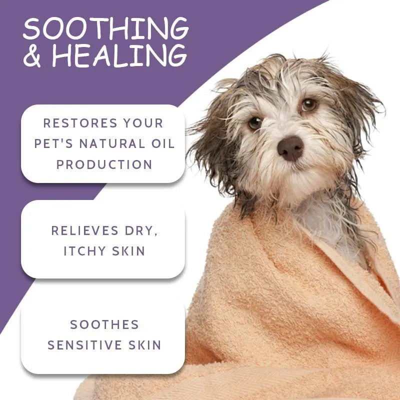 100g pet shower gel in plastic bottle with deodorising and lasting fragrance properties