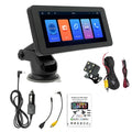 Portable wireless car video player with 6.86-inch IPS screen showing clear display