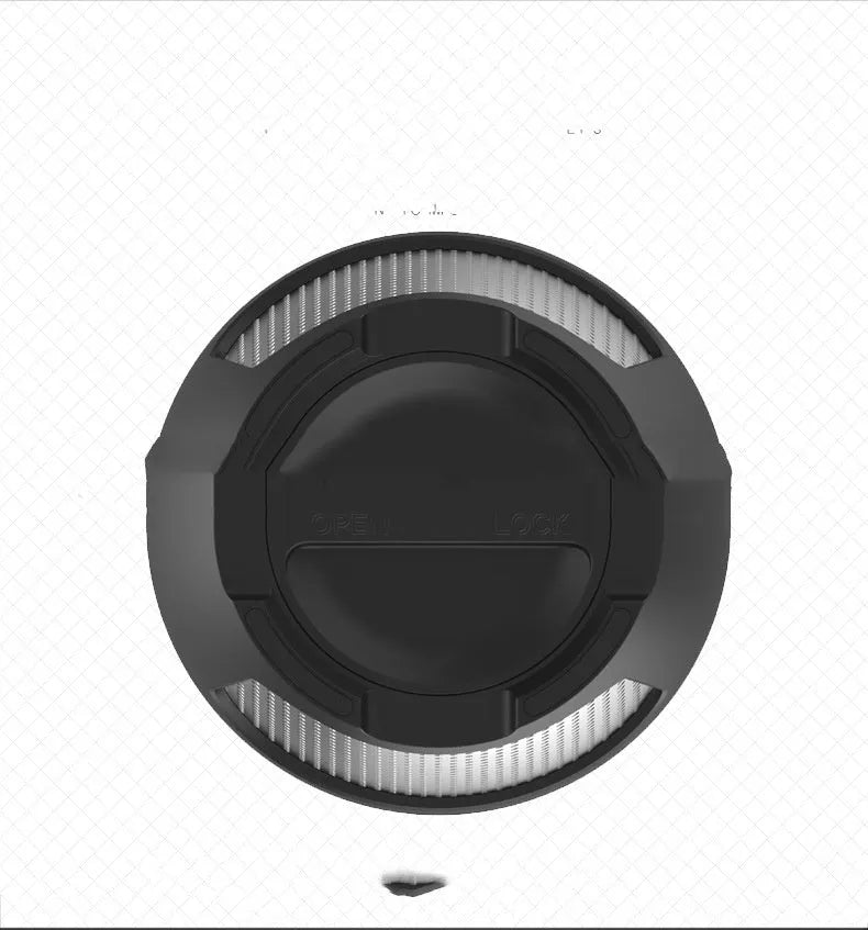 Black and white inhalation mosquito killer lamp with USB cable, dimensions 115x115x227mm