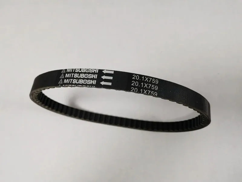 Black drive belt for Jili GP110 scooter with 20.1-759 specification