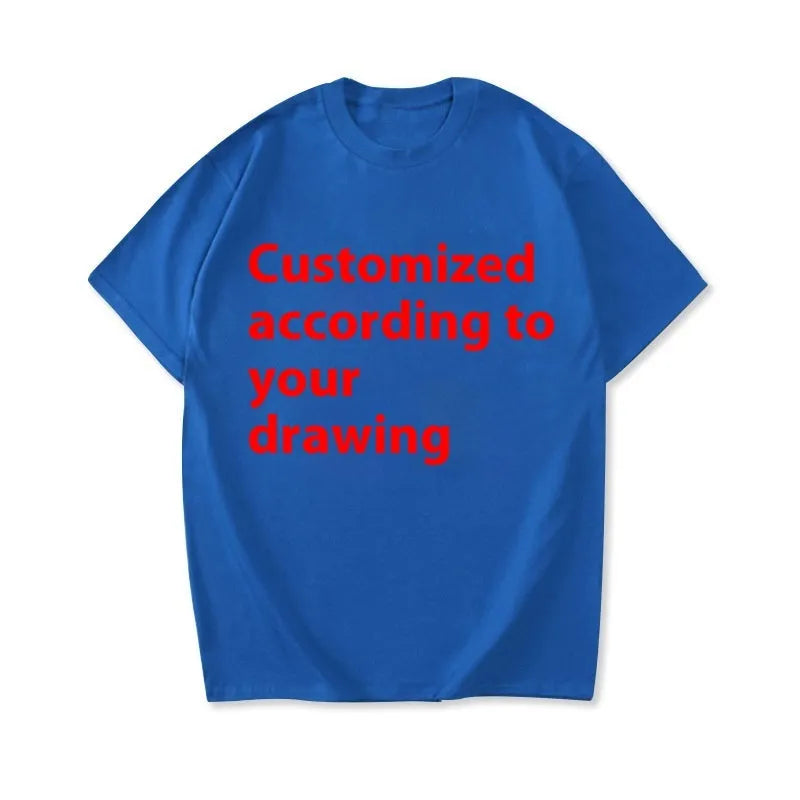 Men's combed cotton round neck t-shirt in multiple colours with printed design, sizes XS to 3XL