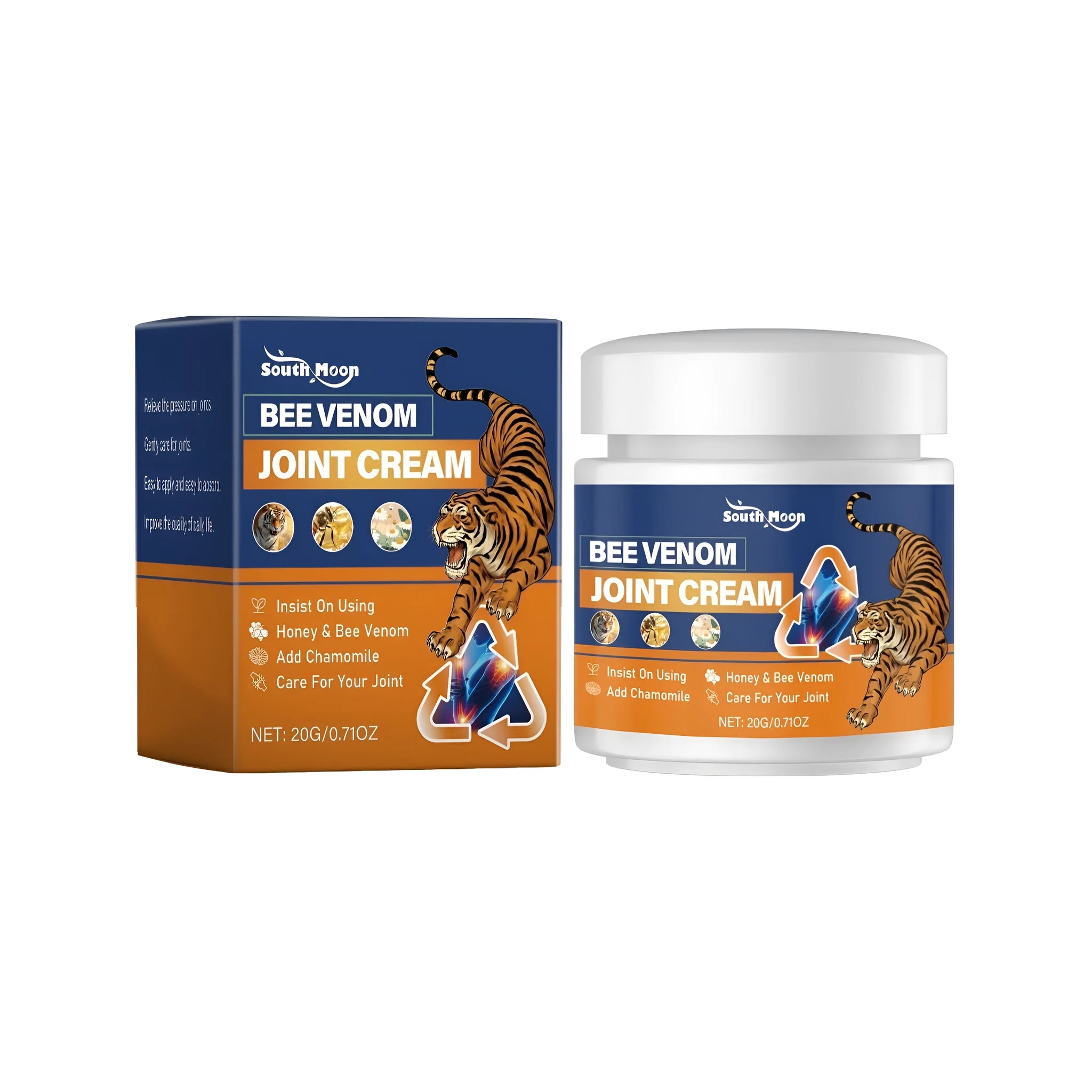 20g tube of joint repair care cream with bee venom, honey and chamomile