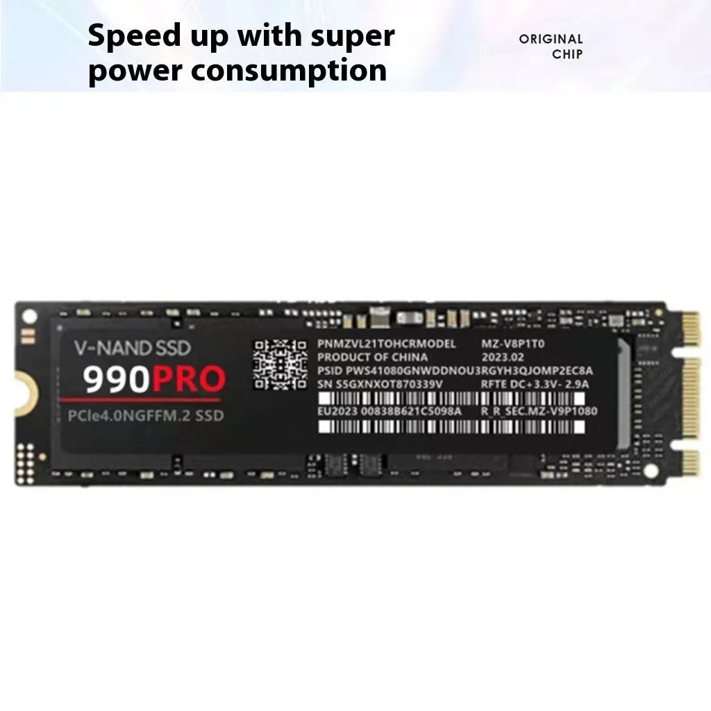 NVMe SSD 990pro 1-4TB PCI-E internal solid state drive 2280 form factor for home computers
