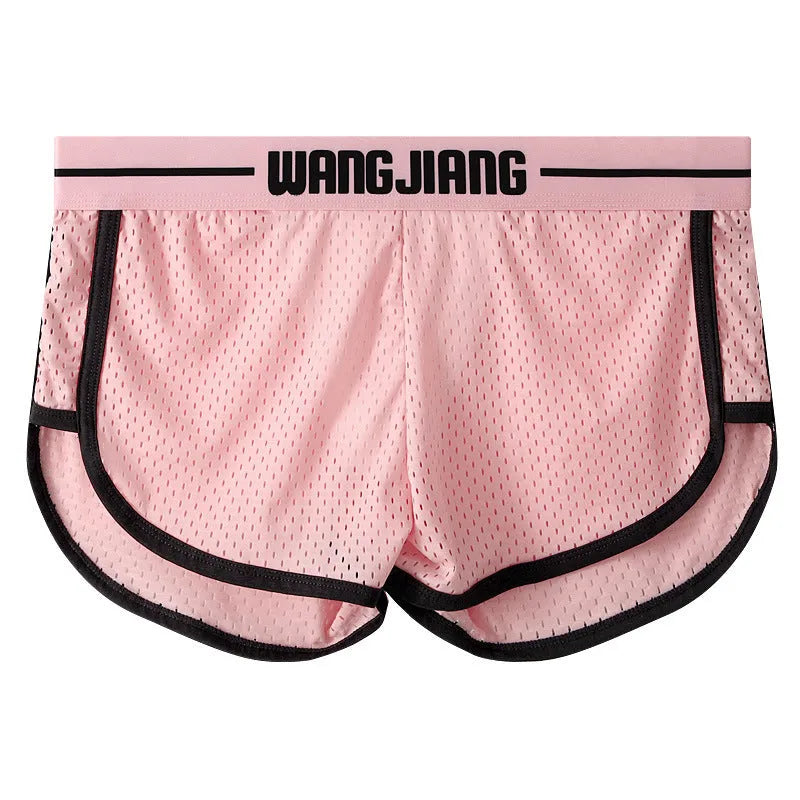 Men's Ice Silk boxer shorts in loose fit showing solid colour options