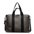 Lightweight Oxford cloth travel tote bag in black, grey, or champagne colour