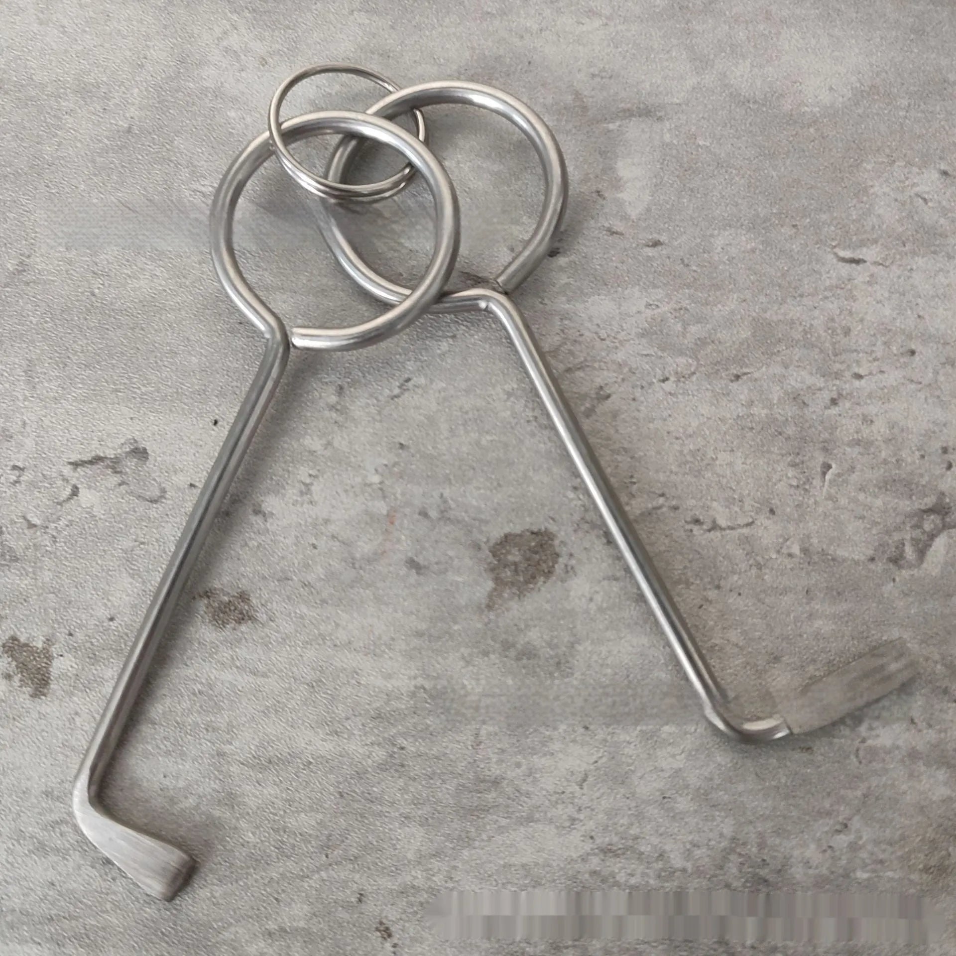 Two alloy steel wrench tools in a portable set for home and vehicle maintenance
