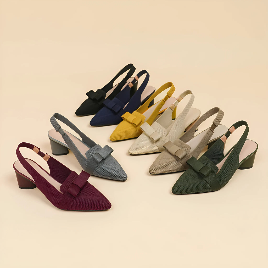 Women's closed toe high heel sandals with ankle buckle strap in solid colours