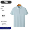 Men's solid colour cotton work shirt with lapel and short sleeves in loose fit for summer