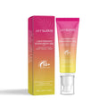 Lightweight protective sunscreen cream tube with natural ingredients for summer outdoor use
