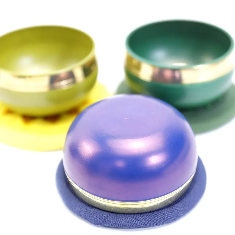 Colourful handmade Himalayan singing bowl 7.8cm diameter for yoga meditation music